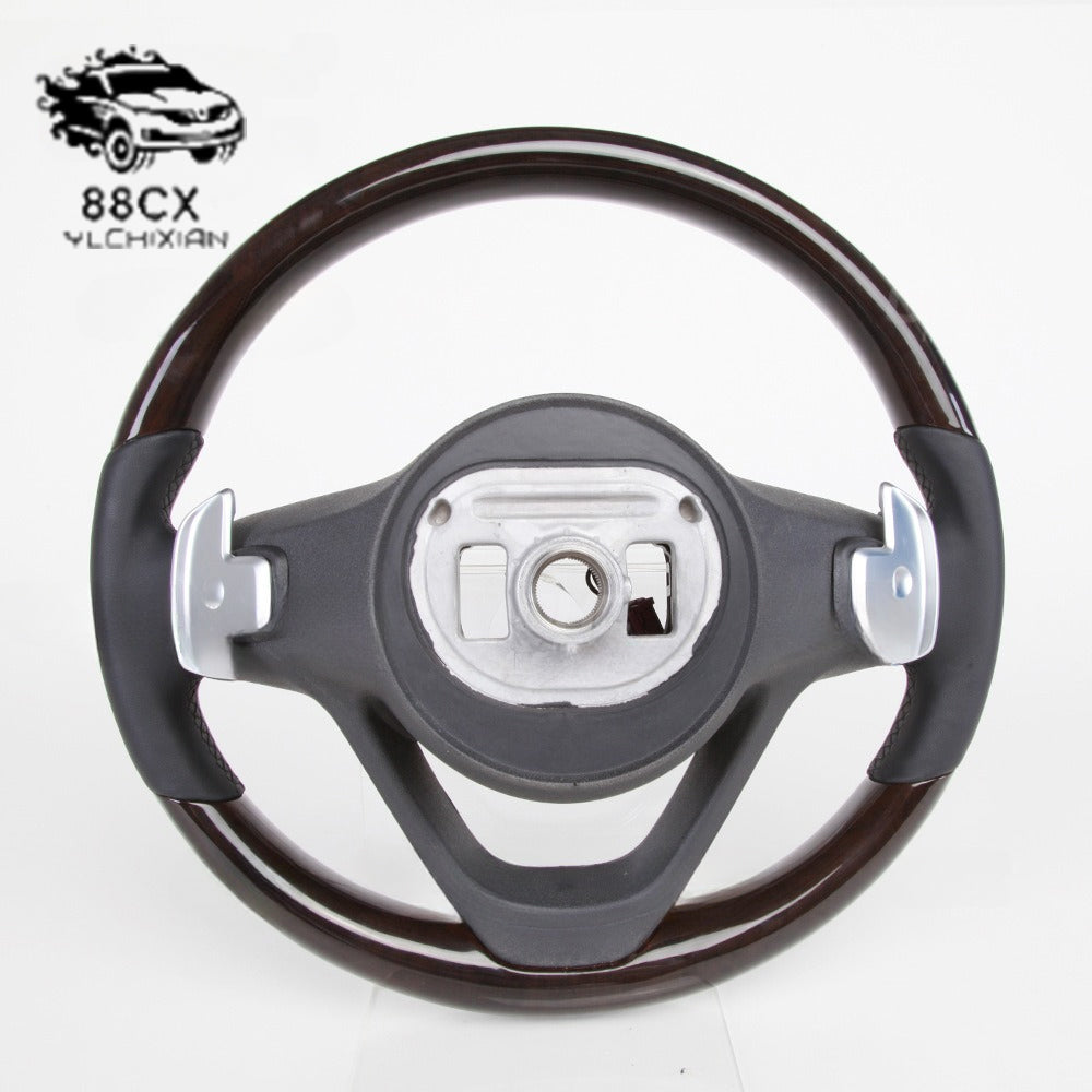 Suitable for Mercedes-Benz Maybach S-class leather peach steering wheel assembly modification steering wheel old change new