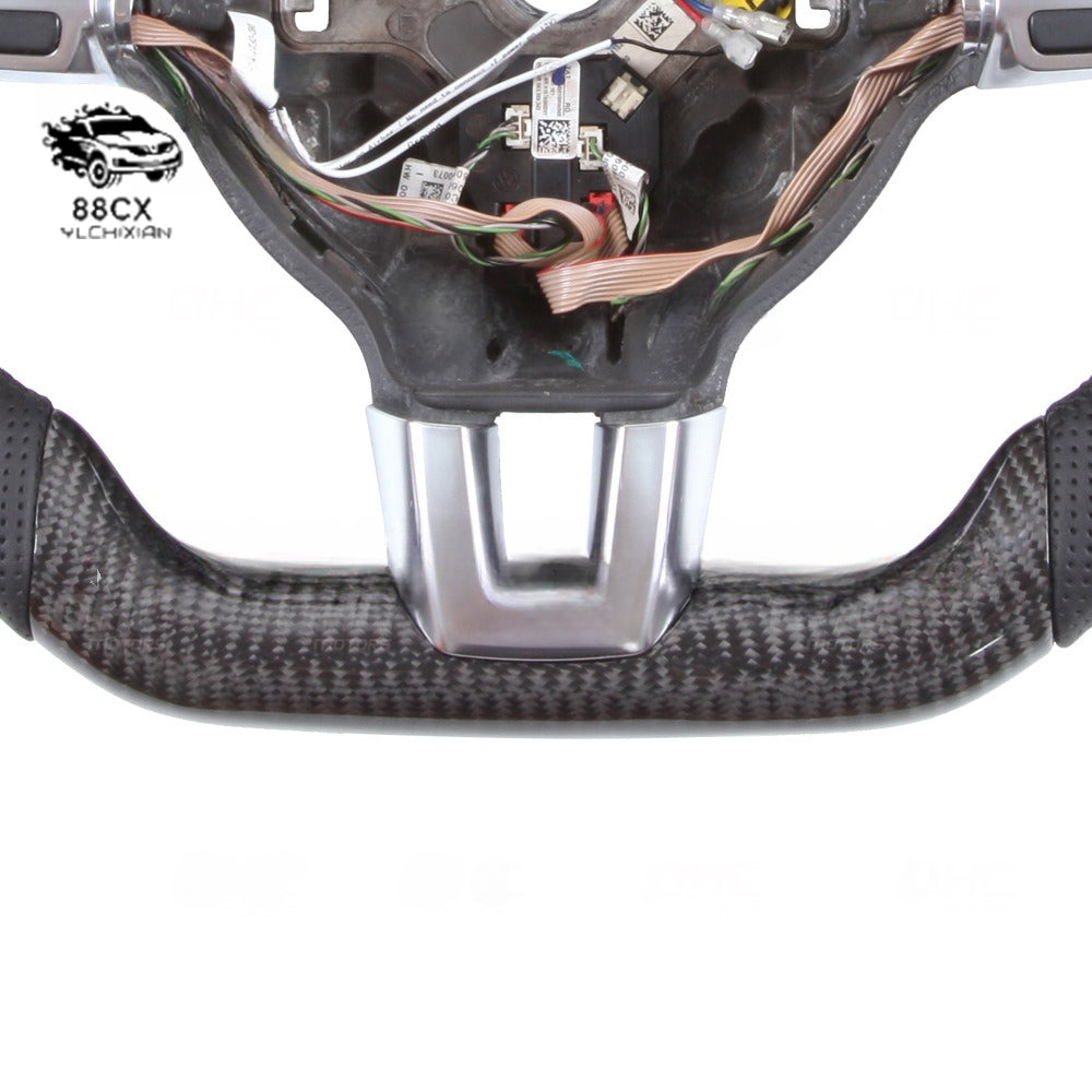 Applicable to Volkswagen MK6 GTI6 modified carbon fiber steering wheel LED steering wheel assembly with paddles