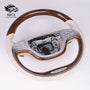 Suitable for Mercedes-Benz Maybach S-class W222 s450 s680 Peach steering wheel assembly car center control modification