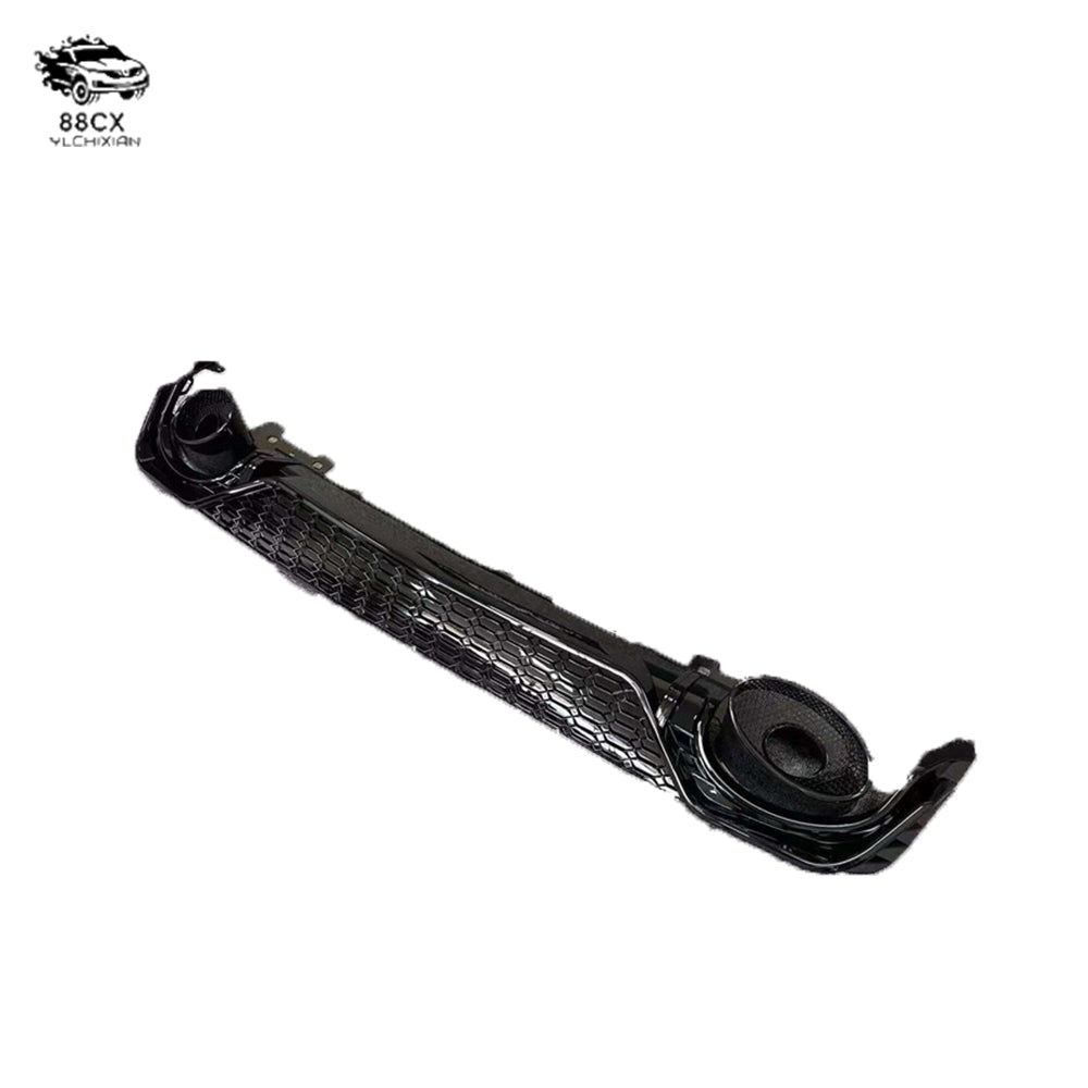 Applicable to 19 Audi A7L modified RS7 rear lip four throat C8 tail lip exhaust 20 RS6 tail throat - Jering auto parts