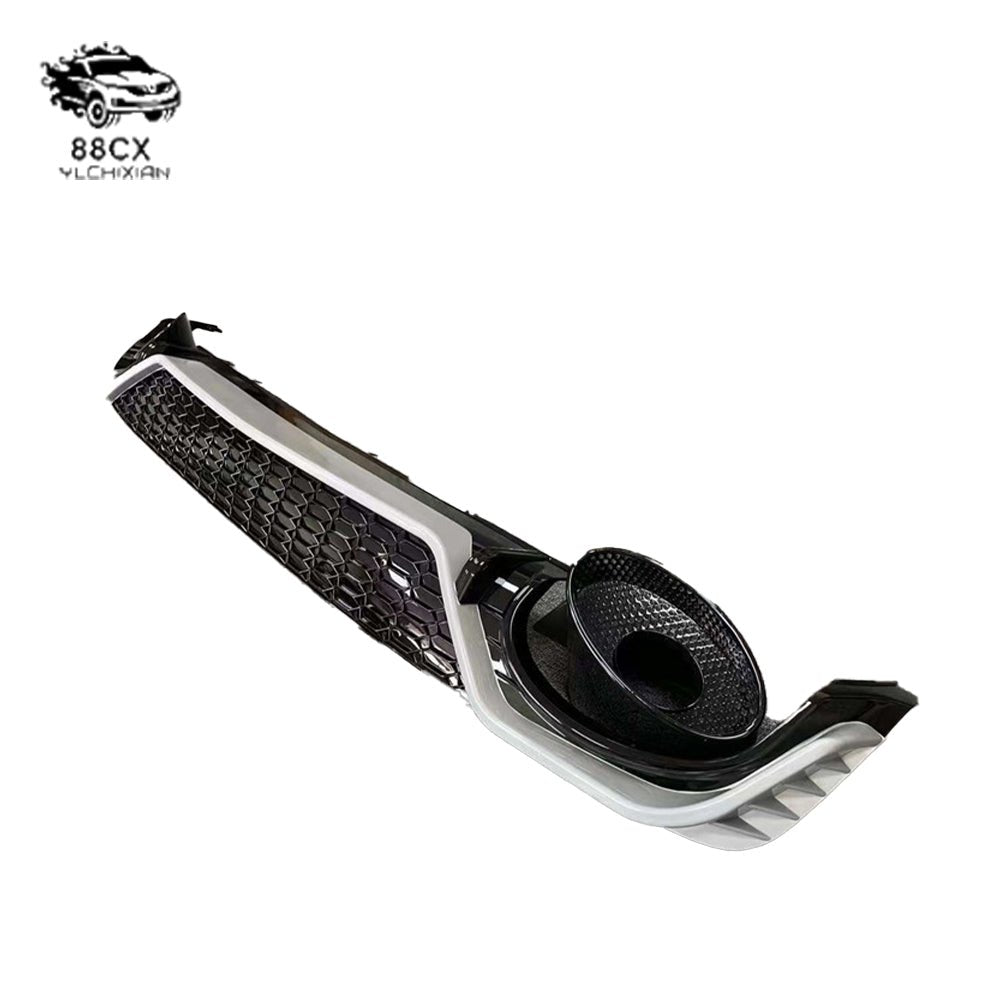 Applicable to 19 Audi A7L modified RS7 rear lip four throat C8 tail lip exhaust 20 RS6 tail throat - Jering auto parts