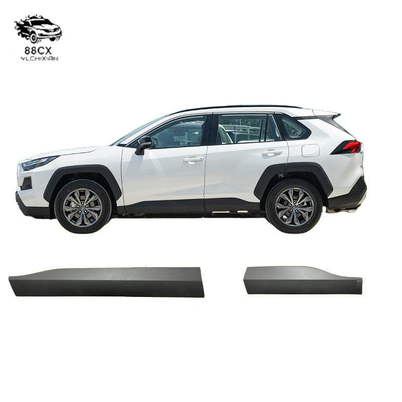 Applicable to 20, 21, 22 RAV4 Rongfu door lower trim plate Front door rear door lower protection plate anti - collision strip - Jering auto parts