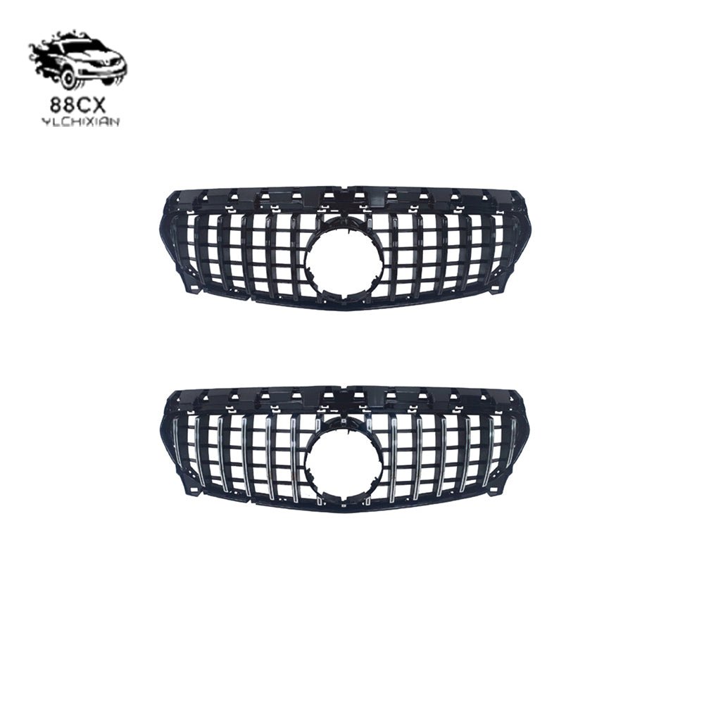 Applicable to Mercedes - Benz CLA117118 upgrade AMG45 front and rear bumper center mesh rear lip tail throat side skirt - Jering auto parts