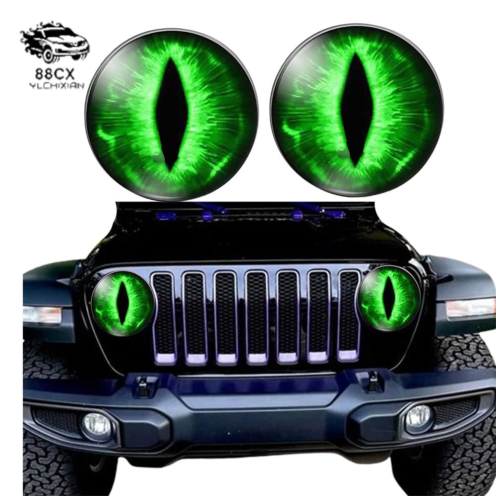 Cross border Beast Eyes Headlight Decals Pair - Jering auto parts