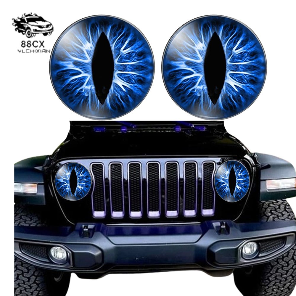 Cross border Beast Eyes Headlight Decals Pair - Jering auto parts