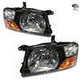 Fits 2003 - 2007 Mitsubishi Pajero Pajero V73 US us headlight headlight semi assembly - Jering auto parts