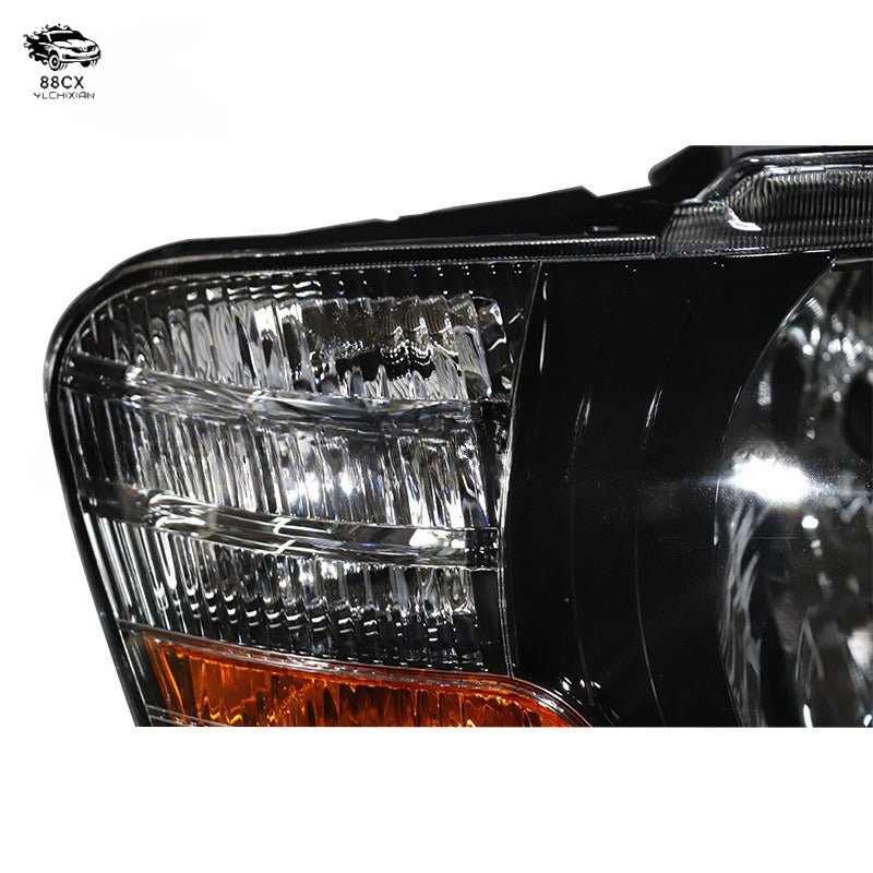 Fits 2003 - 2007 Mitsubishi Pajero Pajero V73 US us headlight headlight semi assembly - Jering auto parts