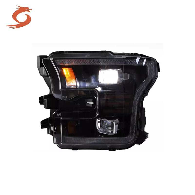 For 15 - 20 Ford Raptor F150 US gauge headlight assembly modified LED lens headlight day running lights - Jering auto parts