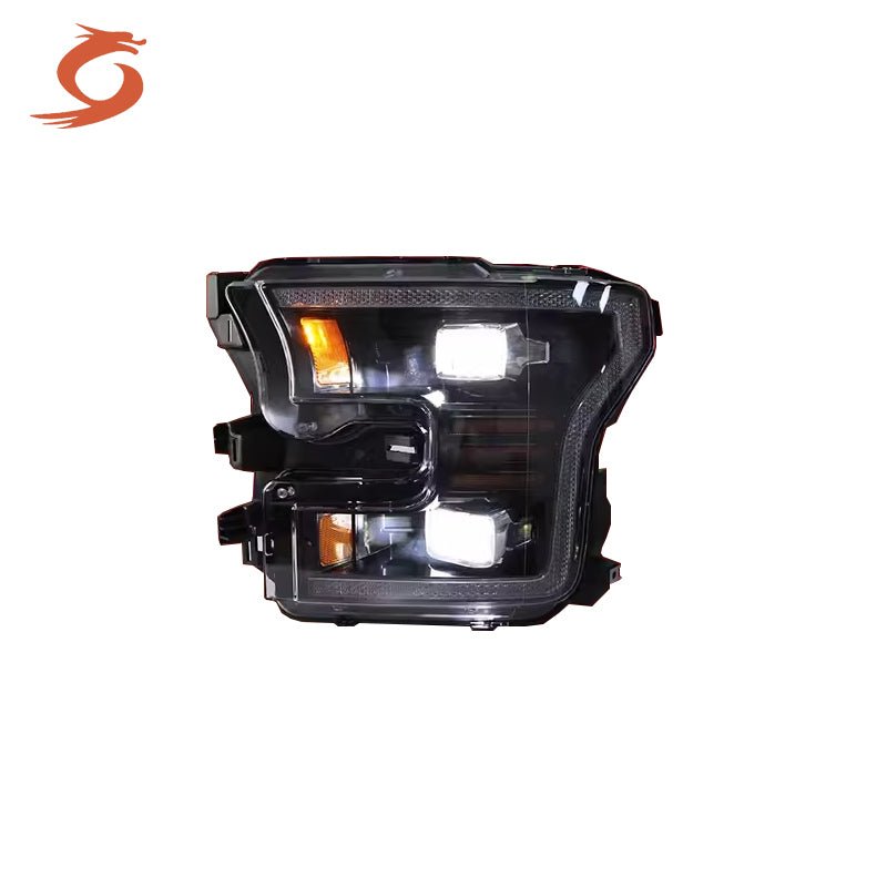 For 15 - 20 Ford Raptor F150 US gauge headlight assembly modified LED lens headlight day running lights - Jering auto parts