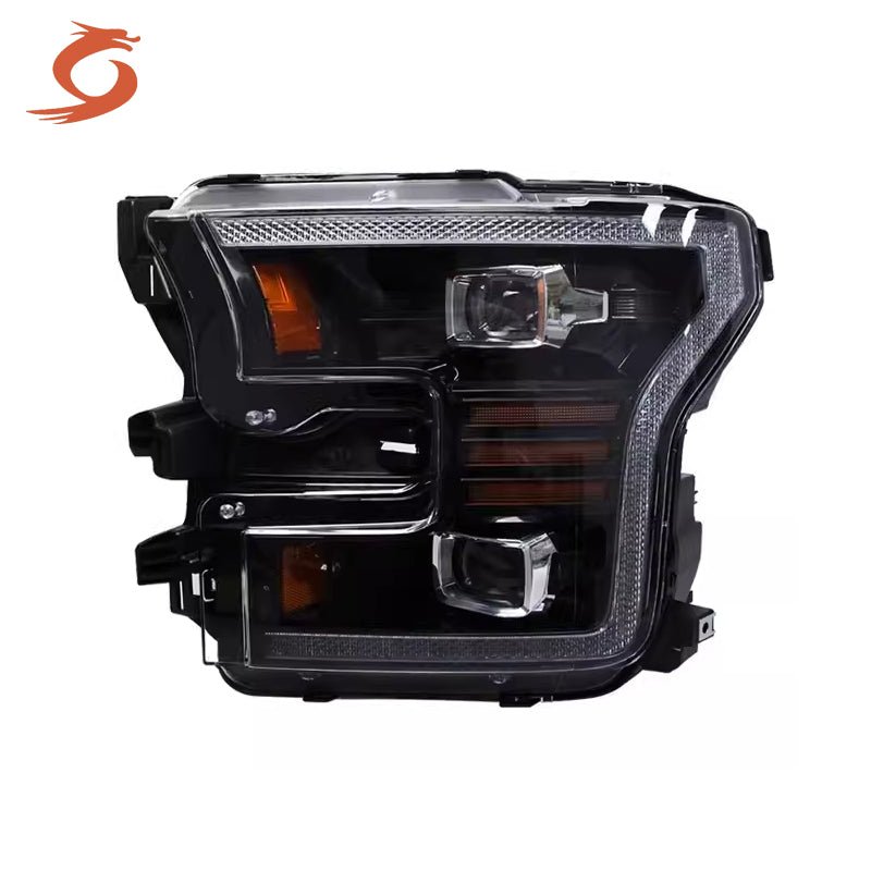 For 15 - 20 Ford Raptor F150 US gauge headlight assembly modified LED lens headlight day running lights - Jering auto parts