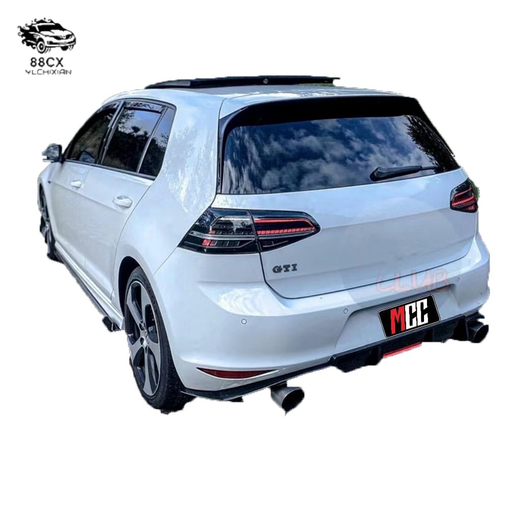 For 2013 - 2020 Golf 7/7.5 rear lip modified GTI pilot light tail lip spoiler surround - Jering auto parts