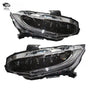 For 2016 - 2020 Honda Civic Civic U.S.A. us conversion model headlight headlight assembly - Jering auto parts