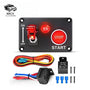 Ignition switch panel 12V 2 - in - 1 rocker switch with relay harness car Modified car RV - Jering auto parts