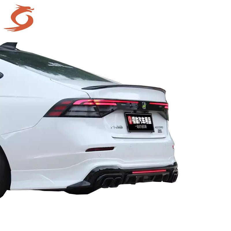 It is suitable for 11 generations of Accord modified encircling 24 models of Accord DK front and back large encircling side skirt special front lip after encircling - Jering auto parts