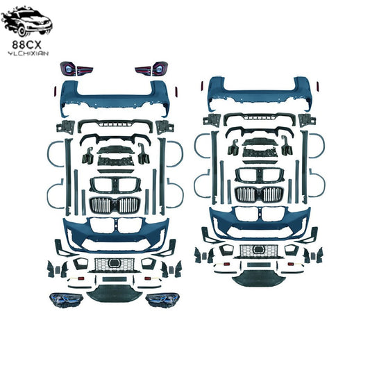 It is suitable for BMW X3G08G01 old model to new model without changing the front and rear lights surrounding the headlight taillights M model front and rear bars - Jering auto parts