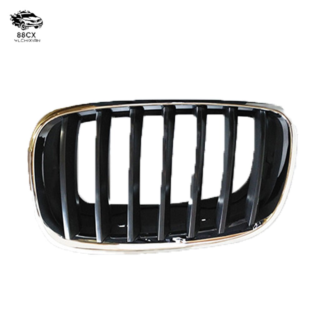 It is suitable for BMW X5 E70 medium grid decoration grille before semi - electroplating medium grid intake grille - Jering auto parts