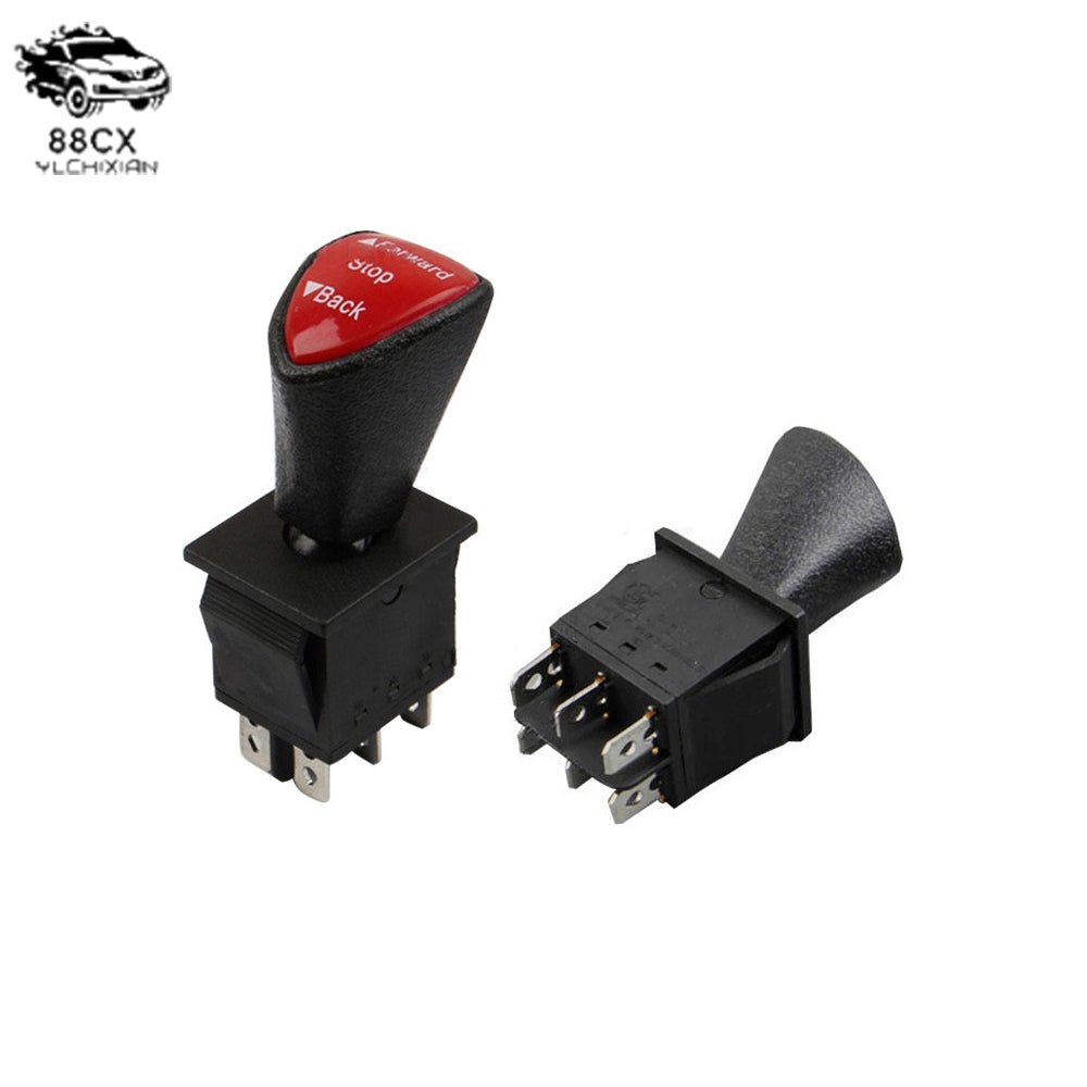 Remote sensing car handle switch black boat shape three gears six leg 31*25 boat type switch KCD4 - 604 - 6P English - Jering auto parts