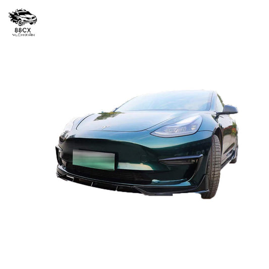 Small Surround Darth Vader kit for Tesla model y modified model 3 front lip and tail lip front shovel - Jering auto parts