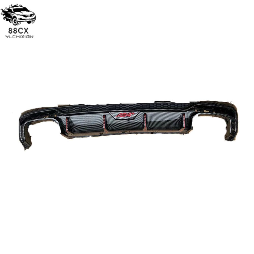 Suitable for Audi A4 rear lip S4 20 - 24 modified aBTAS4 all black carbon fiber tail lip rear spoiling - Jering auto parts