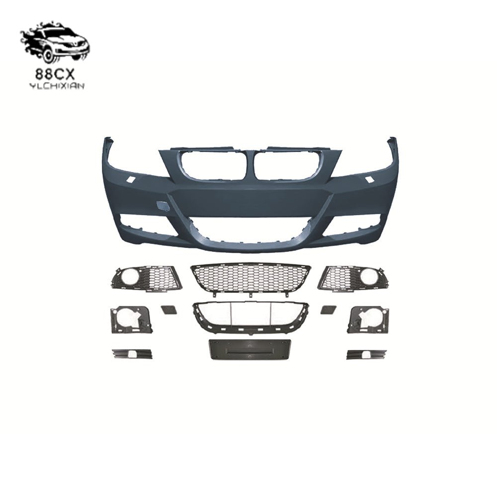 Suitable for BMW 3 Series E9 surrounding 05 - 12 m5 front and rear bar assembly machine cover leaf version mt bumper tail throat - Jering auto parts