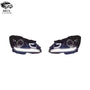 Suitable for Mercedes - Benz C - class 204 old model to new low equipment upgrade high equipment c63 front and rear large surrounding headlights taillights - Jering auto parts