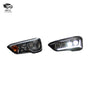 Suitable for modern IX35 headlight assembly 18 - 20 modified LED headlights four lens daily running streamer turn signal - Jering auto parts