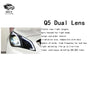 Suitable for Sonata nine headlight assembly modified Sea Q5 double lens cable 9 special xenon LED day running turn signal - Jering auto parts