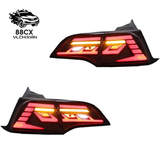 Suitable for Tesla Model 3 tail light assembly Model Y retail LED Magic Star driving light flow steering - Jering auto parts