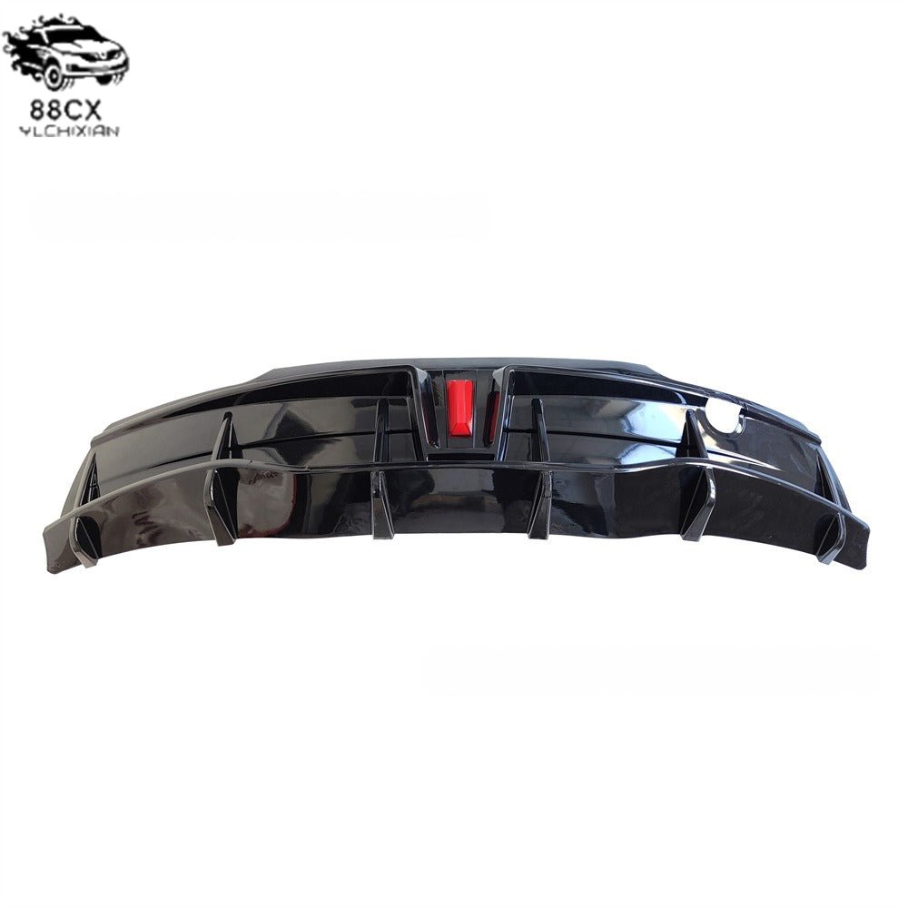 Suitable for Tesla Model Y modified lead light rear lip blade tail modified small encircling - Jering auto parts