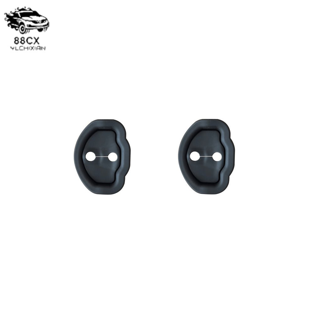 Suitable for Tesla Model3modelY door mute cushioned door lock buckle protective cover modification accessories - Jering auto parts