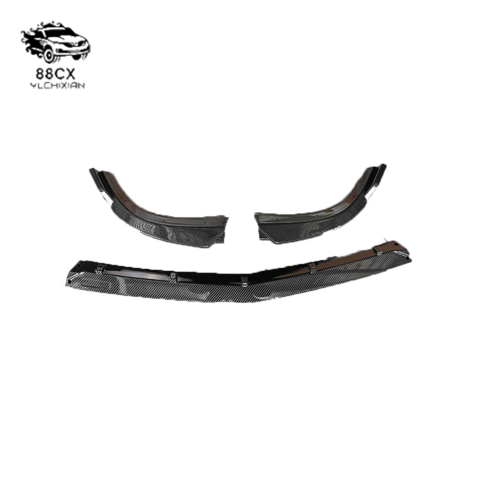 Suitable for the Mercedes C - Class W204 front shovel modified small encircling W204 Babos front shovel carbon blade sports front lip - Jering auto parts